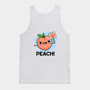 Peach Cute Peach Fruit Pun Tank Top